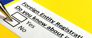 Foreign Entity Registration
